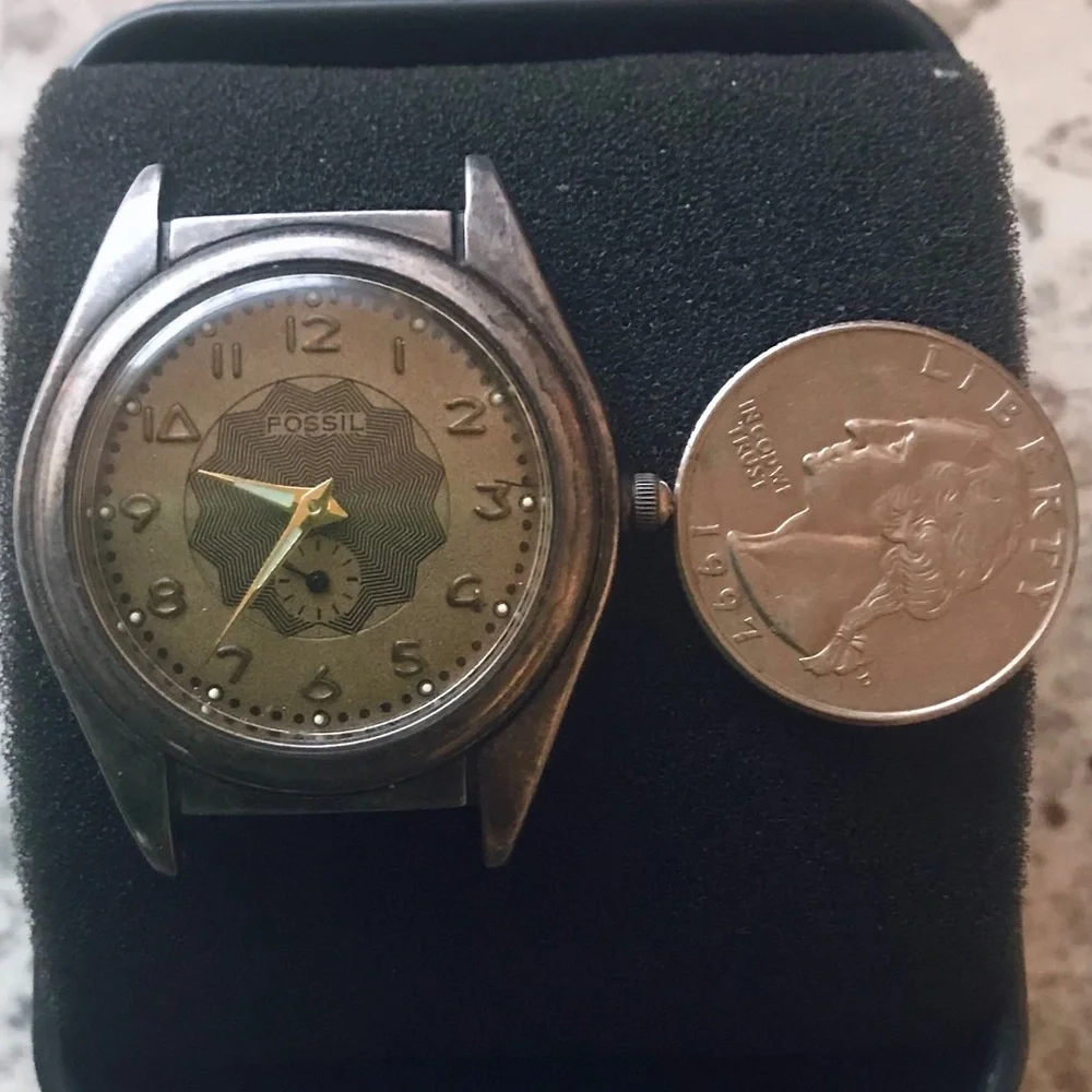 VINTAGE 1990’s ART DECO FOSSIL GR- 9002